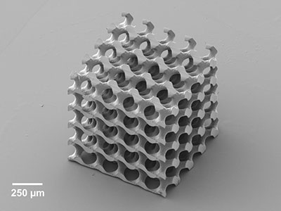 Femtika Laser Nanofactory Gyroid Structure